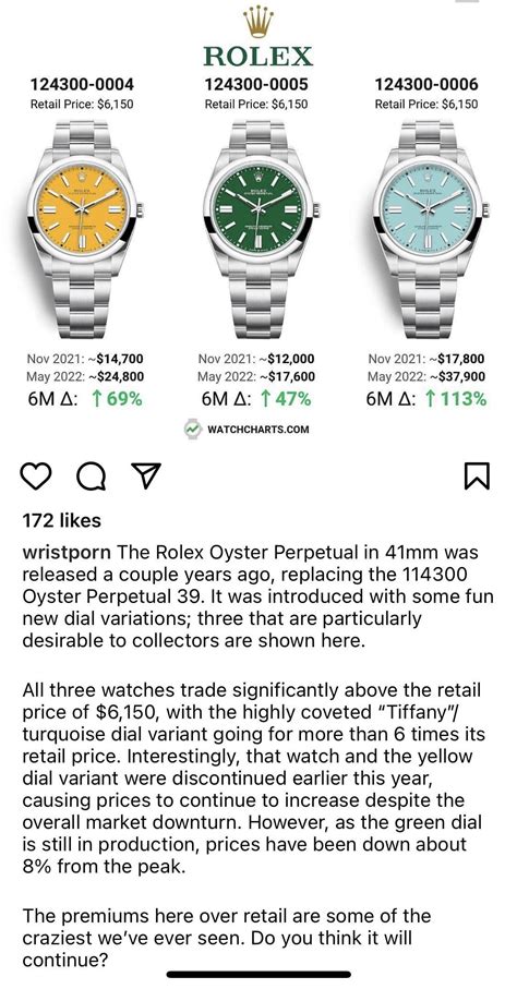 rolex that appreciate|rolex watch value chart.